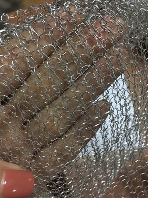 304 fio feito malha de aço inoxidável Mesh For Gas Liquid Filter Mesh Demister