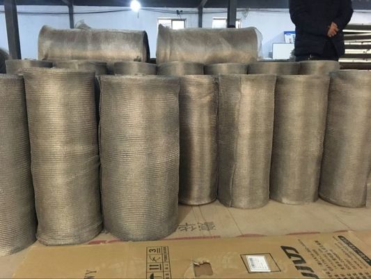 304 fio feito malha de aço inoxidável Mesh For Gas Liquid Filter Mesh Demister